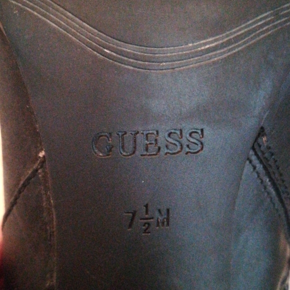 Guess leather moto style boots - Picture 9 of 12
